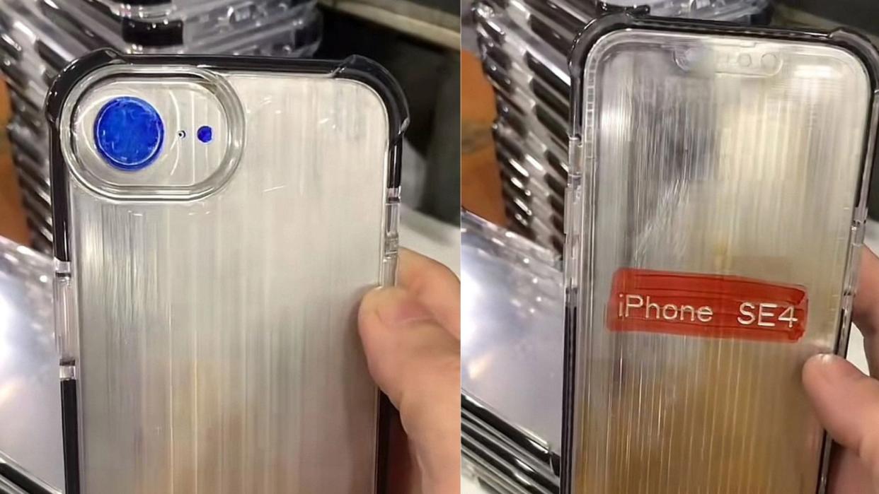  IPhone SE 4 leaks reveal case design on X (formerly Twitter). 