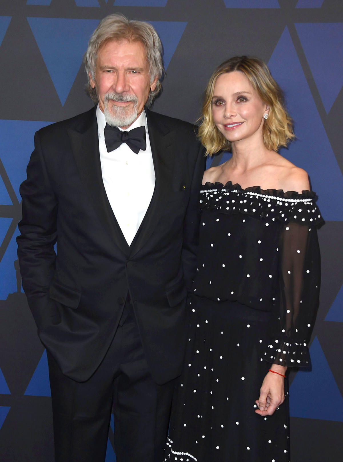 Harrison Ford and Wife Calista Flockhart Have Glam Date Night at