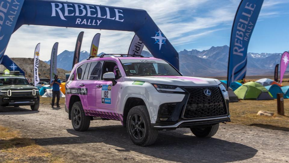 rebelle rally lexus lx off road navigation