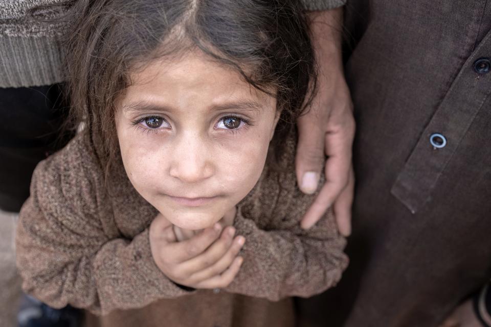 Five-year-old Ayshah in Koshkak village, Zinda Jan District, western Afghanistan