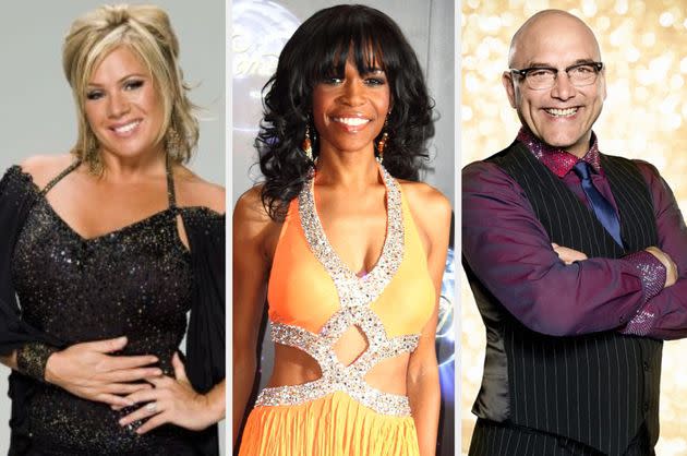 Letitia Dean, Michelle Williams and Gregg Wallace on Strictly Come Dancing