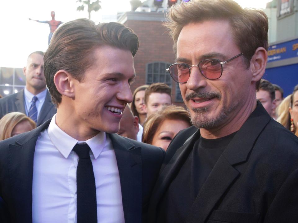 tom holland robert downey jr 2017