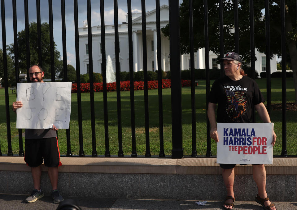 Kamala Harris supporters