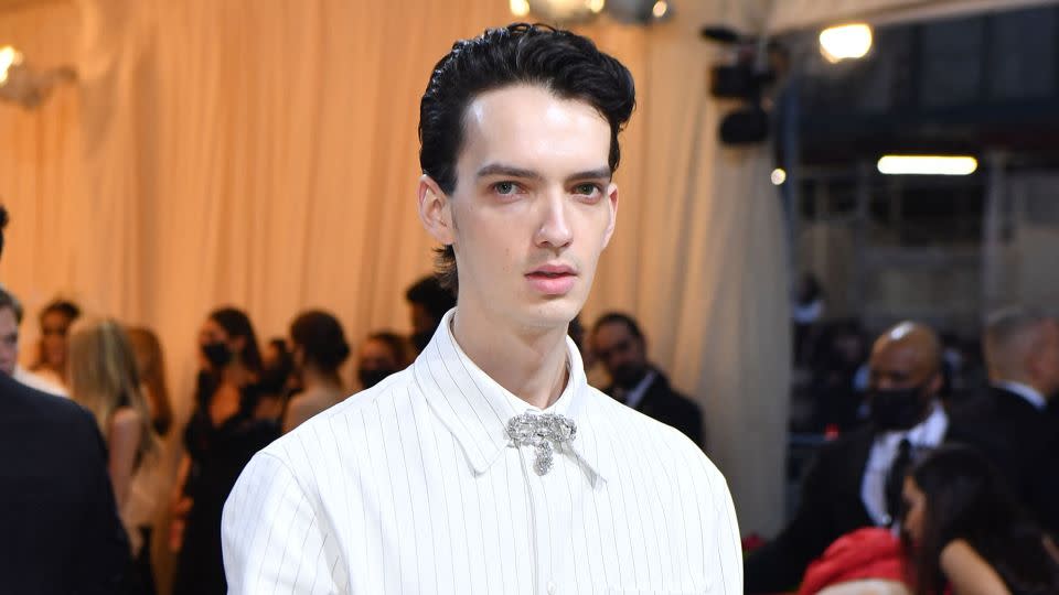 Australian actor Kodi Smit-McPhee at the 2022 Met Gala. - Angela Weiss/AFP/Getty Images