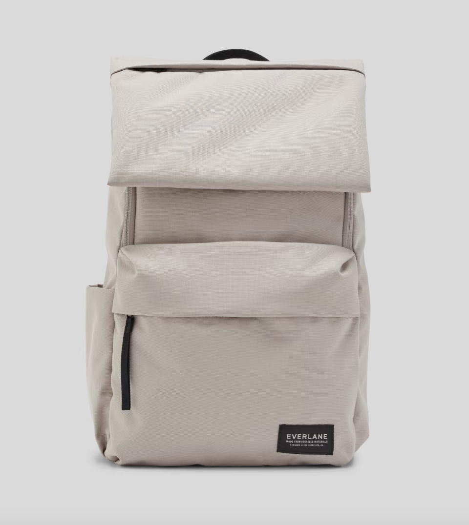 The ReNew Transit Backpack (photo via Everlane)