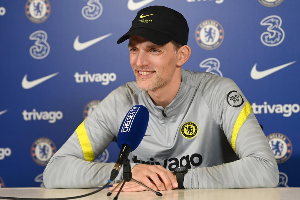 Thomas Tuchel speaks to the media on Tuesday (Getty)