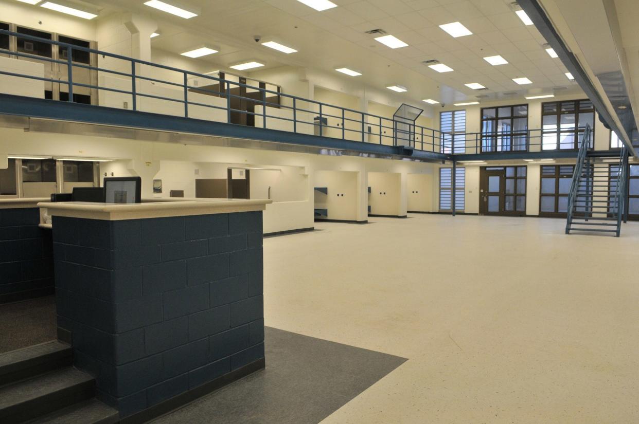 Inside the Chatham County Detention Center.
