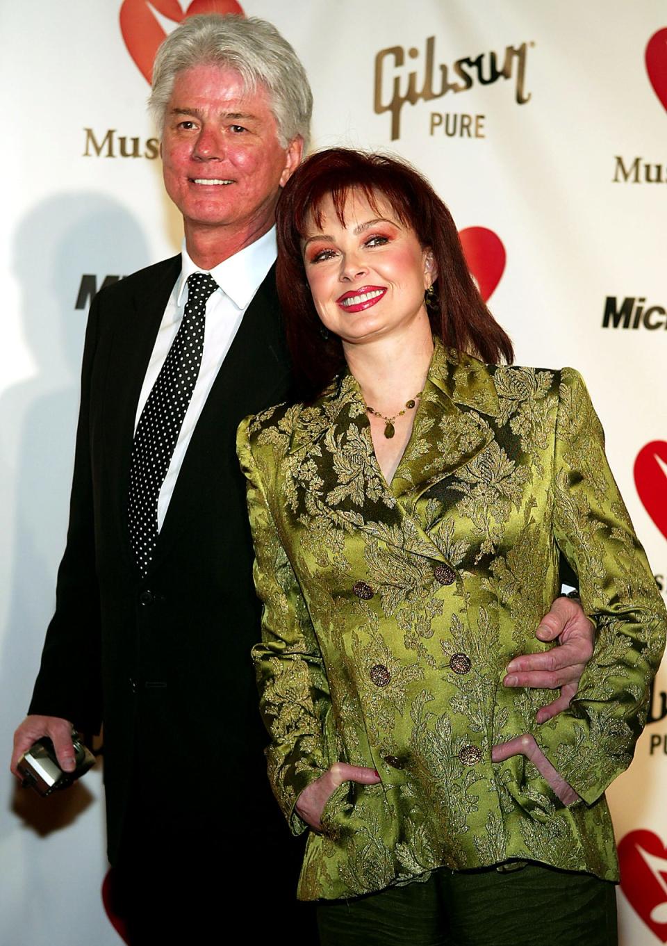 Naomi Judd y su marido Larry Strickland (Getty Images)