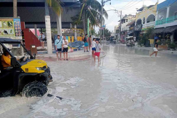 inundación holbox