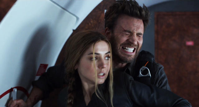 Ana de Armas rescues Chris Evans after romantic gesture goes awry in ' Ghosted' trailer