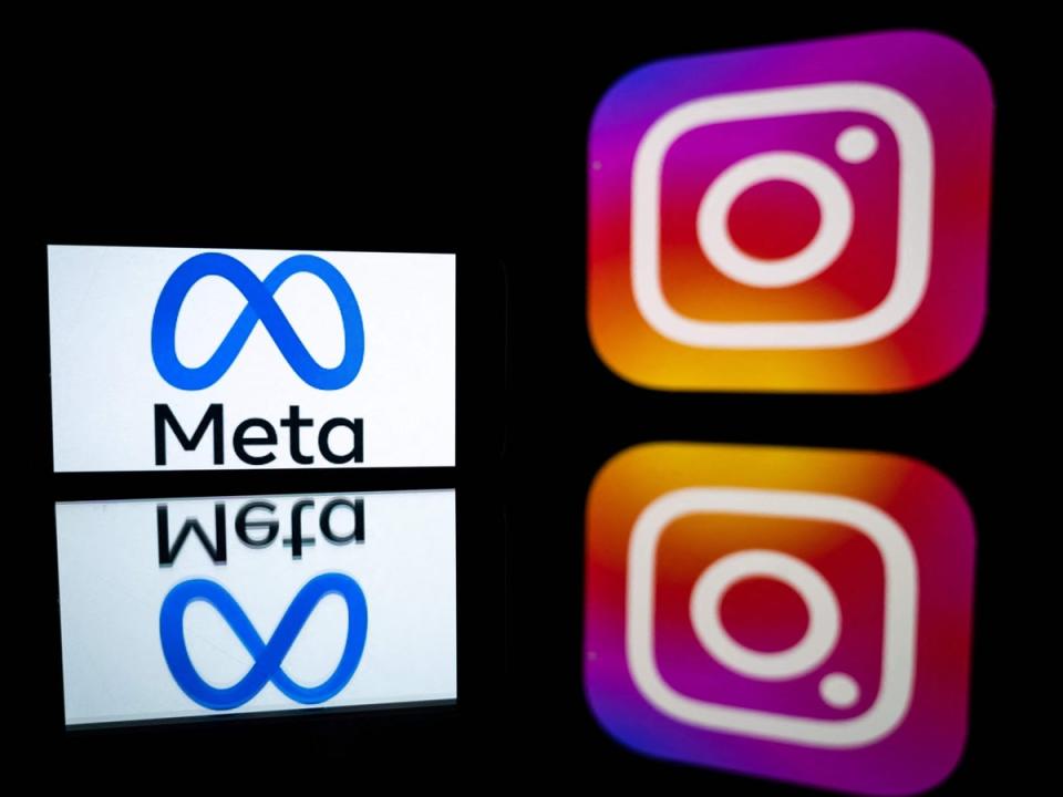 Both Instagram and Facebook were reported to have suffered outages (Lionel Bonaventure/AFP via Getty Images)