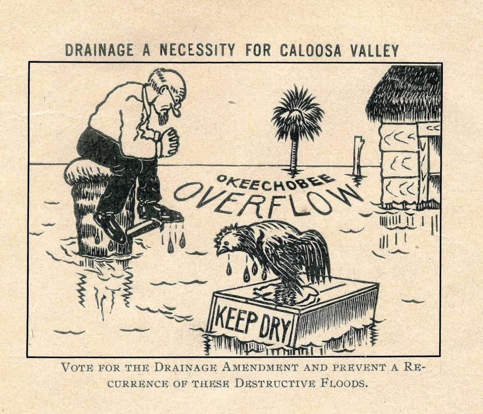 More than 100 years ago, Walter Bartsch, the political cartoonist for Estero's long-since-defunct Koreshan newspaper, the American Eagle, was urging change for the Caloosahatchee watershed. This one ran in 1906.