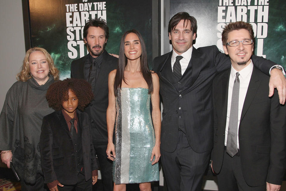 The Day the Earth Stood Still NY Premiere 2008 Kathy Bates Jaden Smith Keanu Reeves Jon Hamm Scott Derrickson