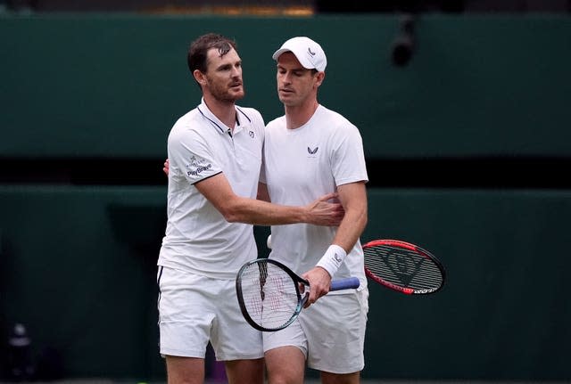 Andy and Jamie Murray