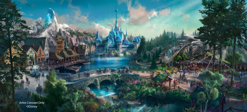 world of Frozen concept art