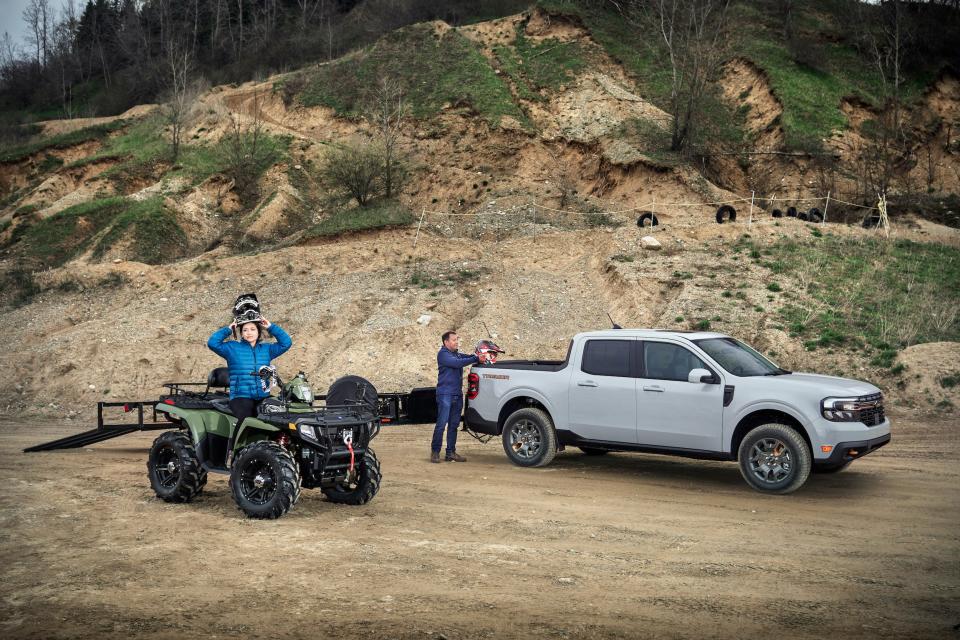 The 2023 Ford Maverick Tremor pickup truck.