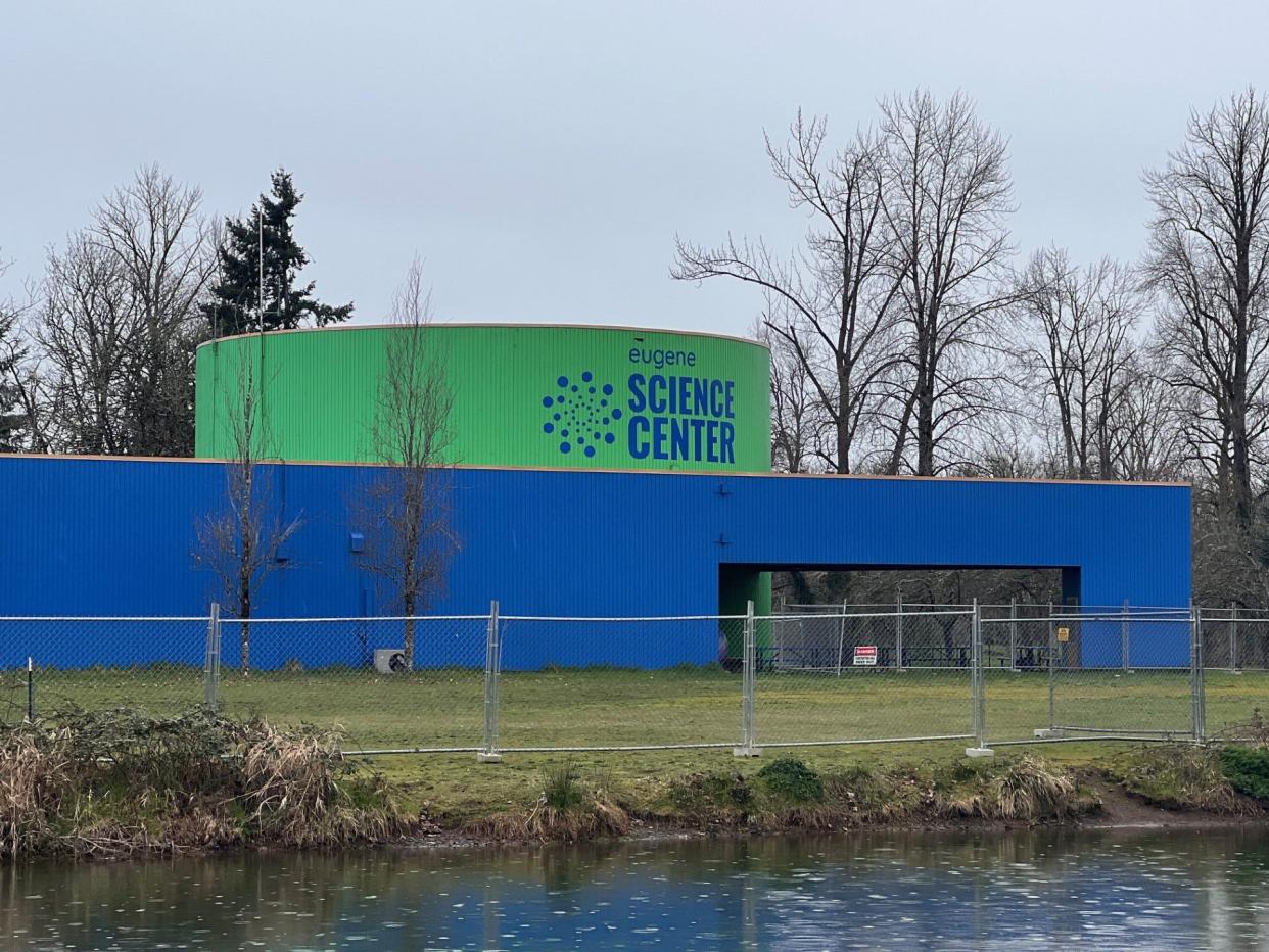 The Eugene Science Center is undergoing changes as the University of Oregon constructs new outdoor practice fields by the adjacent Autzen Stadium. The science center expects to construct a new parking lot and additional exhibit storage space to accommodate changes.