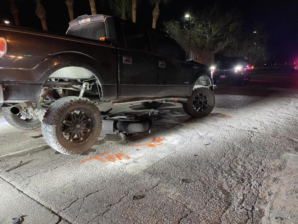 A two-vehicle crash along Easy Street or SW 19th Avenue Road on Tuesday night claimed the life of one person and injured another.