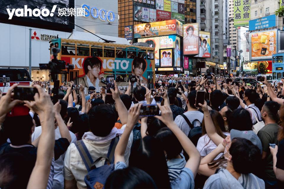 姜濤24歲生日 電車「姜濤號」遊走港島