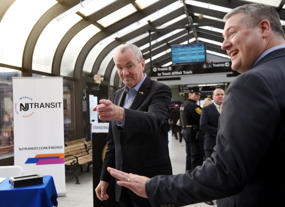 Gov. Phil Murphy signed legislation to reform NJ Transit's governance and management to improve service and reliability for NJ commuters at the Summit Train Station on Thursday, December 20, 2018.