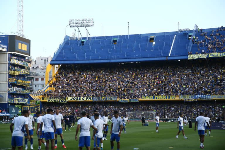 Así luce la  la Tribuna Superior Sur del estadio Alberto J. Armando