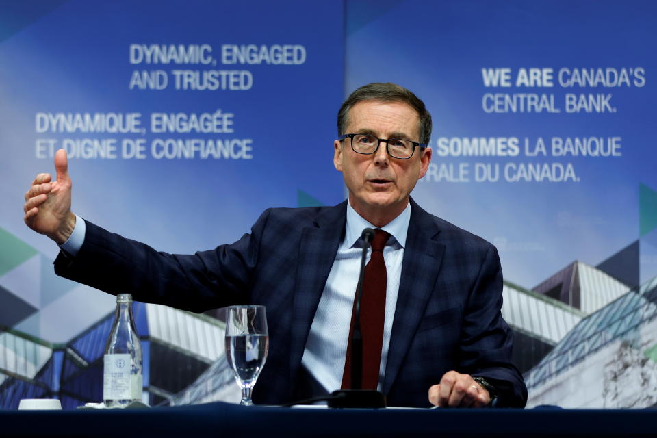 Bank of Canada Governor Tiff Macklem takes part in a news conference in Ottawa, Ontario, Canada December 15, 2020. REUTERS/Blair Gable