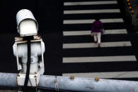 A surveillance camera is seen in Taipei, Taiwan November 2, 2016. Picture taken November 2, 2016. REUTERS/Tyrone Siu