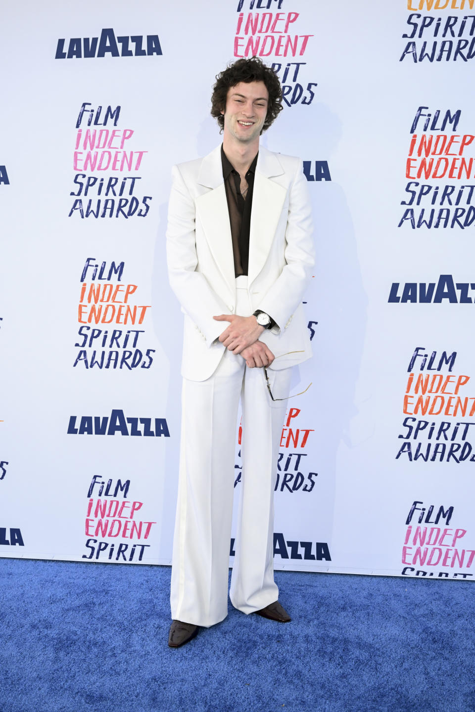 Dominic Sessa at the 2024 Film Independent Spirit Awards held at the Santa Monica Pier on February 25, 2024 in Santa Monica, California.
