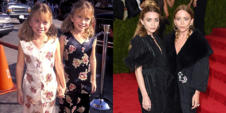 Mary-Kate and Ashley Olsen 1995 v. Now