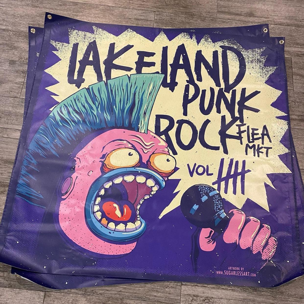 The poster from the fifth Lakeland Punk Rock Flea Market. The seventh rendition of the popular event is Sunday at Lakeland's Swan Brewing and a portion of Pine Street. A pre-event concert takes place Saturday night at Union Hall in Dixieland.