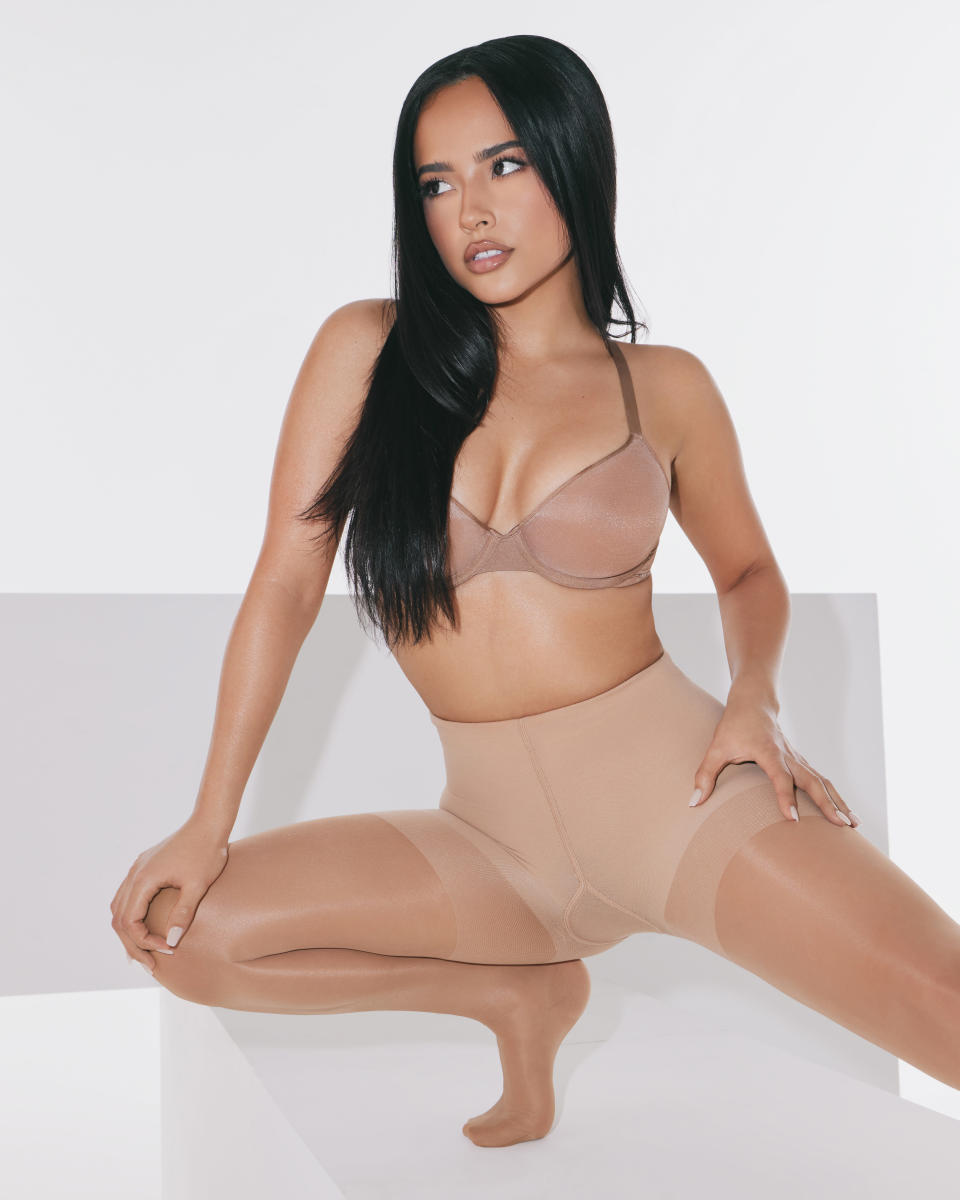 960px x 1200px - Kim Kardashian Recruits Cassie, Becky G, and More for SKIMS Bra Campaign