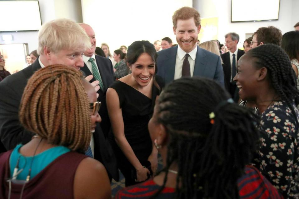 The couple met with charities and organisations as well as the Foreign Secretary (Getty Images)