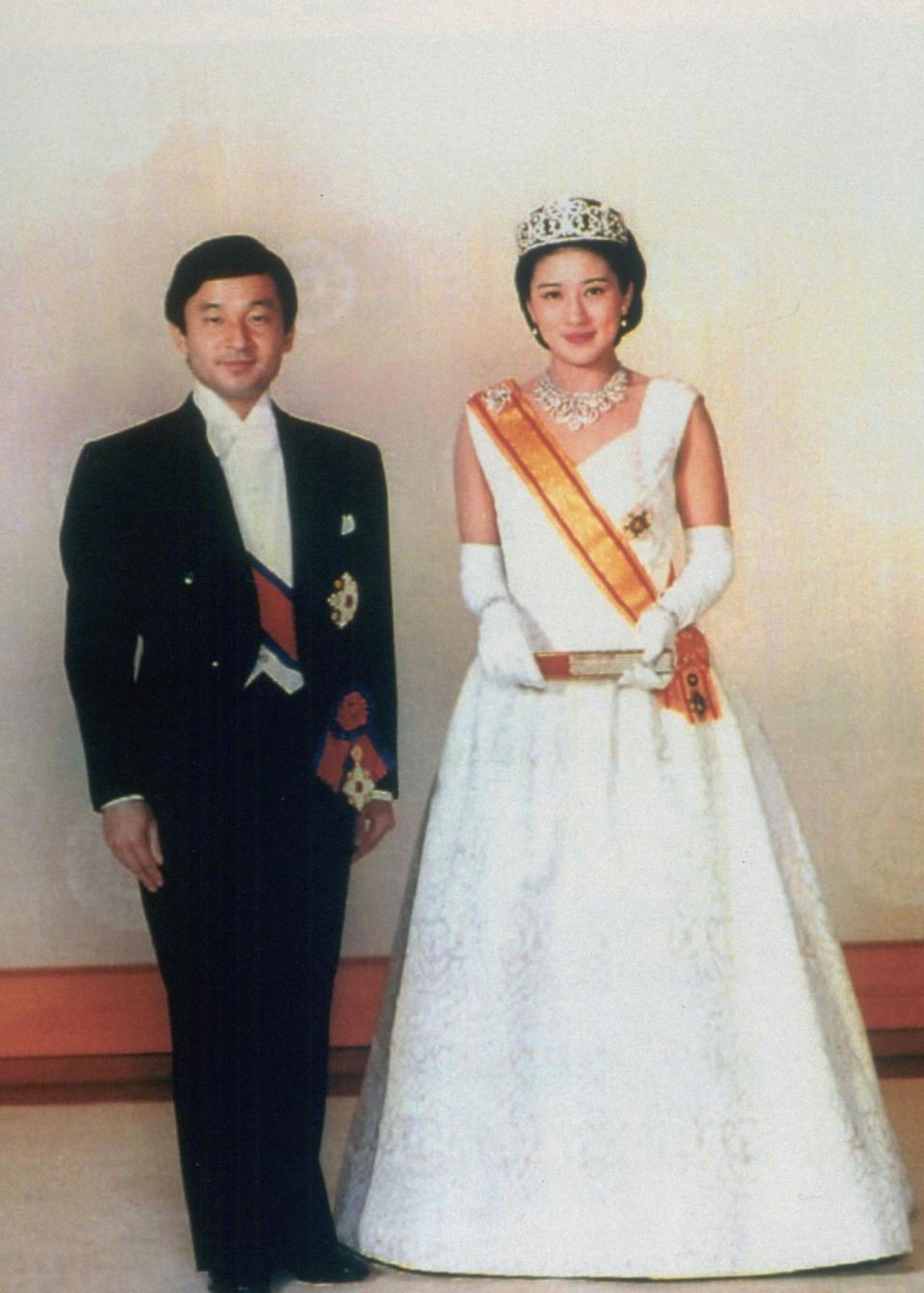 1993: Crown Prince Naruhito of Japan and Princess Masako