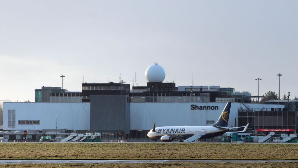 Shannon Airport is located in the west of Ireland. Airport manager Niall Kearns says Americans working there enjoy the picturesque local area. - Niall Carson/PA Images/Getty Images