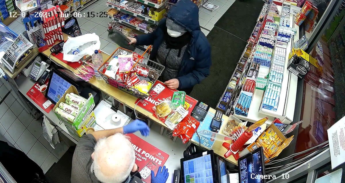 CCTV footage of Constance Marten buying supplies at Texaco in Newhaven (PA)