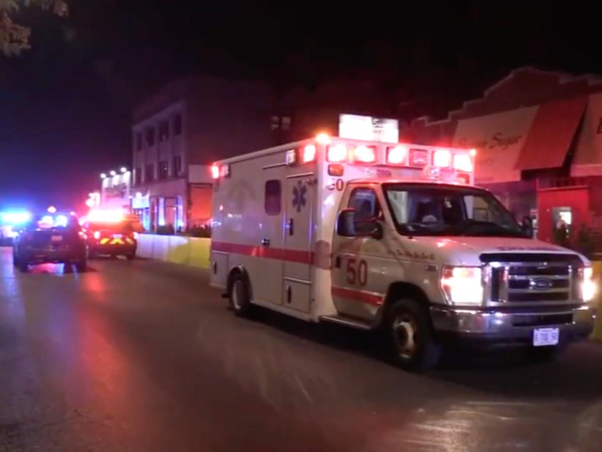 A Chicago shooting left one woman dead and another nine people injured.  (ABC 7 Chicago)