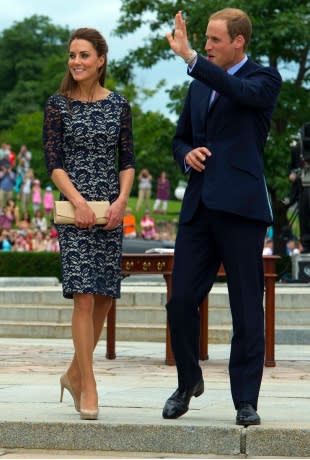 Erdem dress and L.K. Bennett shoes