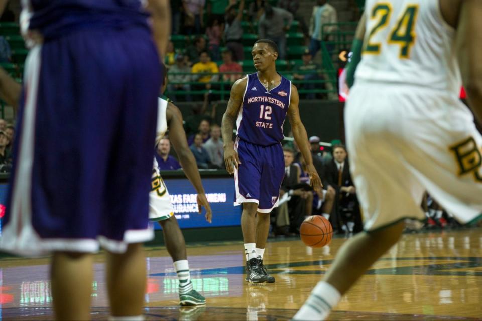 Northwestern State's Jalen West led the nation in assists before back-to-back ACL tears derailed his career. (Getty)