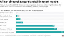 Relatively few confirmed COVID-19 cases have been reported in Africa. Less air travel might be a factor after most countries closed their borders. But more are starting to resume passenger flights.;