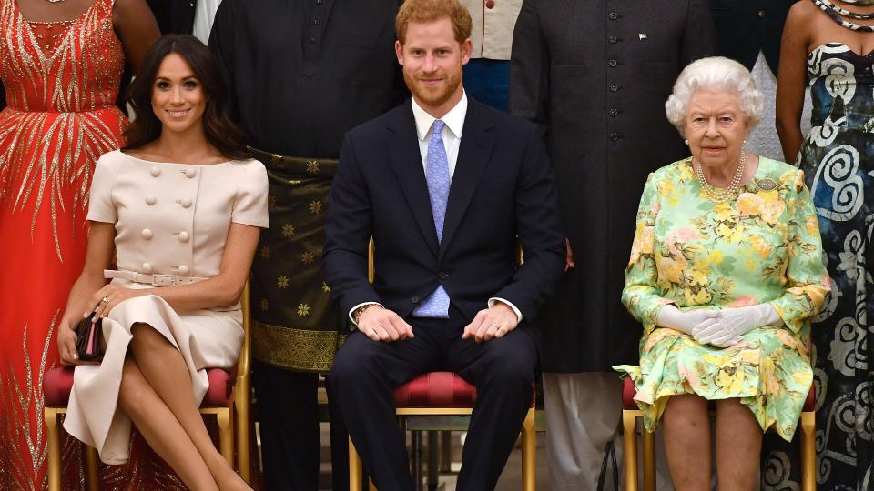 Royal women often weigh their dresses down