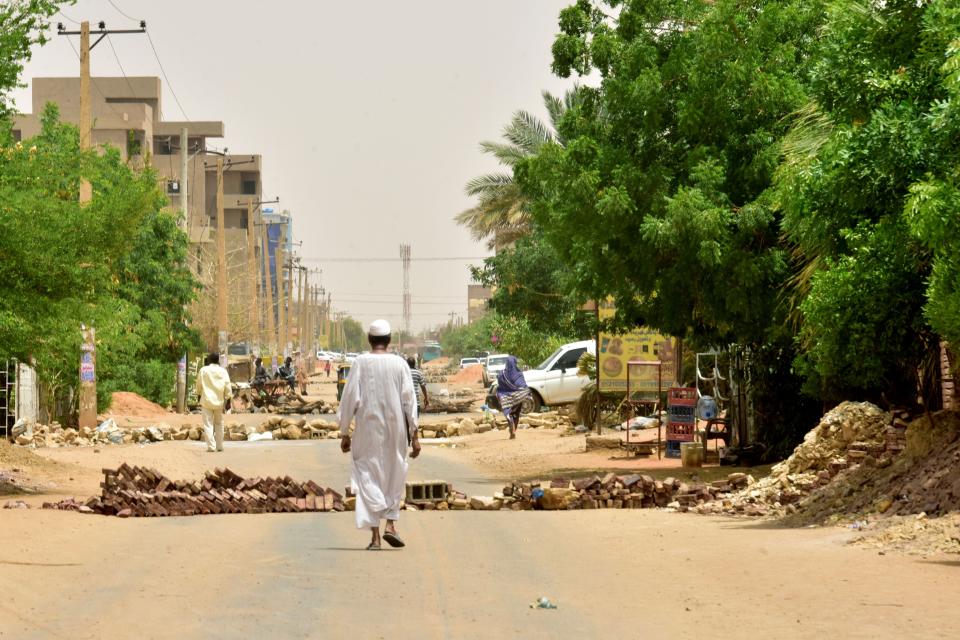 Much of Khartoum is under the control of the Rapid Support Forces (RSF), while the internet is shut down across the country. (Photo: AFP/Getty Images)