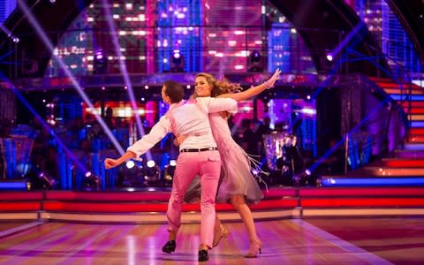 Brendan Cole and Charlotte Hawkins - Credit: BBC