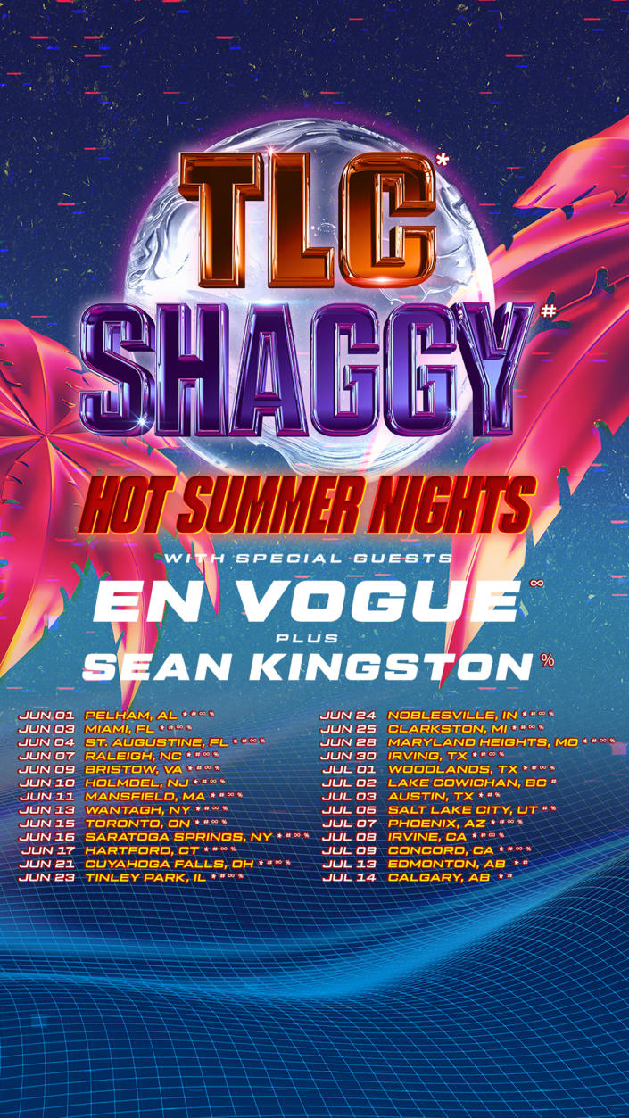 TLC & Shaggy to Embark on Hot Summer Nights Tour With Special Guests En