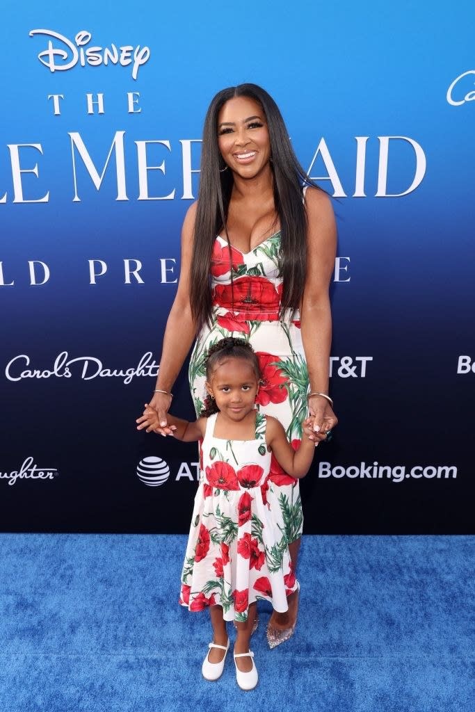 Kenya Moore and her daughter Brooklyn Doris Daly