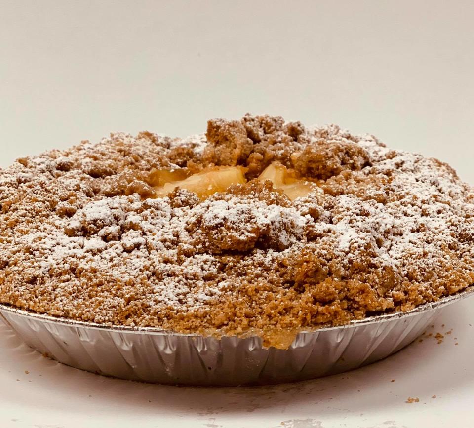 Fritz's Bakery, in Bensalem and Langhorne, carries a variety of fresh-baked pies, including this apple crumb pie.