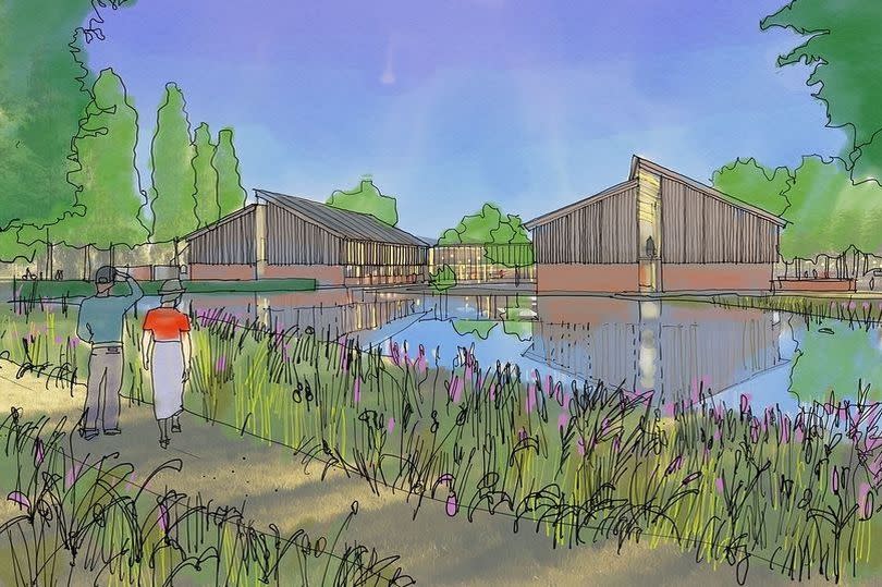 The plans include a 100-bed hotel and a farmshop