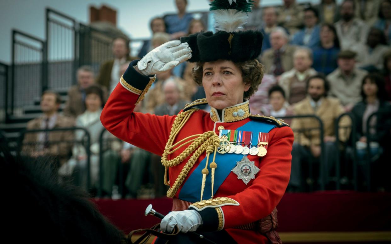 Olivia Colman as Queen Elizabeth II in a scene from "The Crown" - Liam Daniel /Netflix
