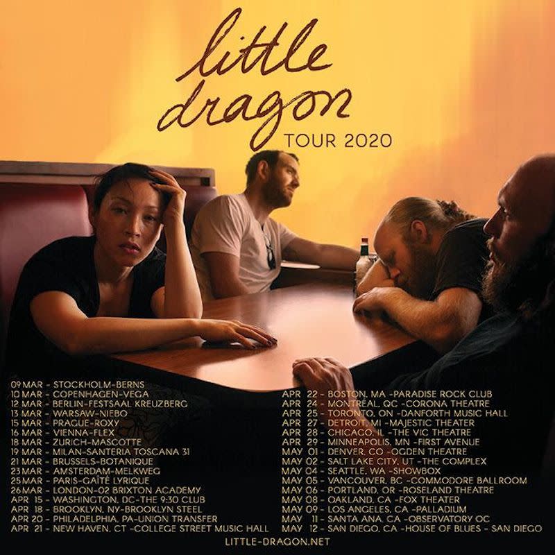 little dragon tour dates tickets 2020 Little Dragon return with new single Tongue Kissing, plus 2020 tour dates: Stream