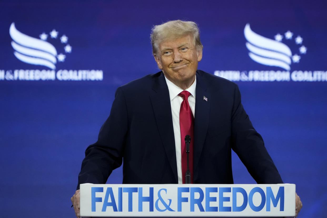 Donald Trump at the Faith and Freedom conference