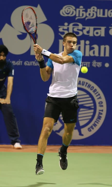 Borna Coric, 19, was the youngest finalist on the ATP tour in eight years